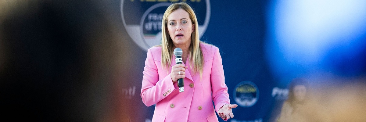 La primera ministra italiana, Georgia Meloni.